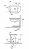 Kerasan 4121K6 WALDORF BIDET MF NERO LUCIDO BRONZO